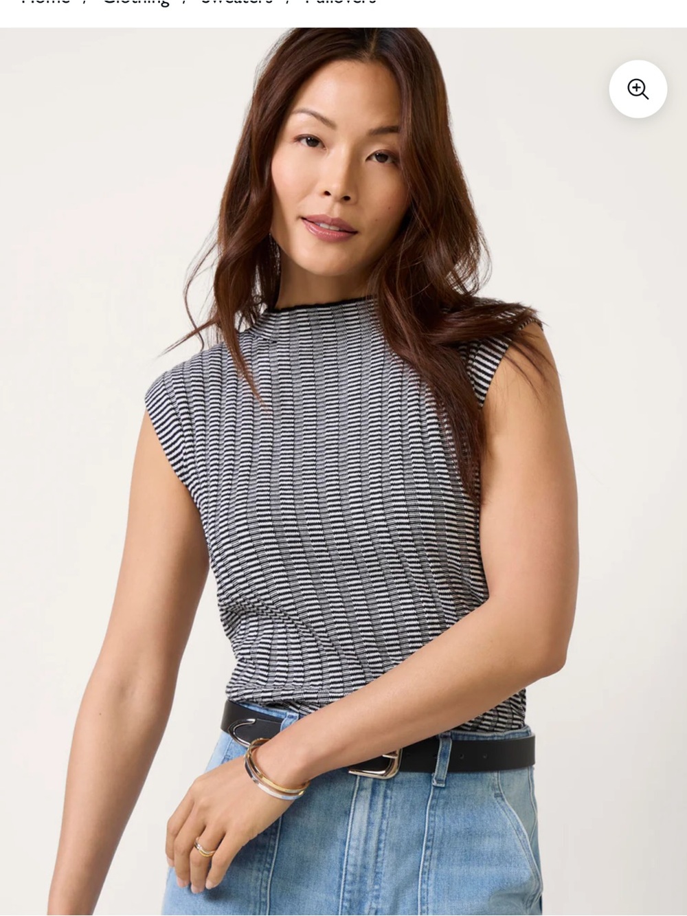 John + Jenn Reagan Cap Sleeve Sweater